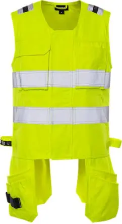 Produktfoto 1 von Fristads F58 Unisex Wasserabweisend, Ölabweisend, Schmutzabweisend Weste Größe L Weste Gelb