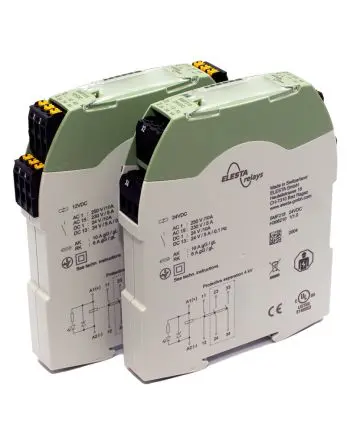 Produktfoto 1 von Elesta DIN-Hutschiene SMF3 Zwangsgeführte Relais, Spule 12V dc / 1.15 W, 3-polig / 10A, 2 Schließer, 1 Öffner