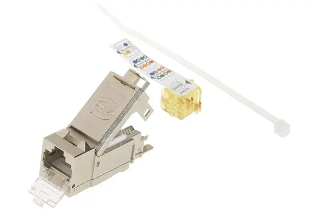 Produktfoto 1 von HARTING preLink Buchse Ethernet-Steckverbinder, 1-Port 1-polig 360°-Schirmung Kabel