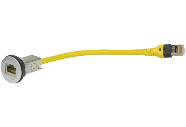 Produktfoto 1 von HARTING, har-Port Adapter, RJ45, 1 -Port, Typ Ungeschirmt, Typ RJ45-Koppler