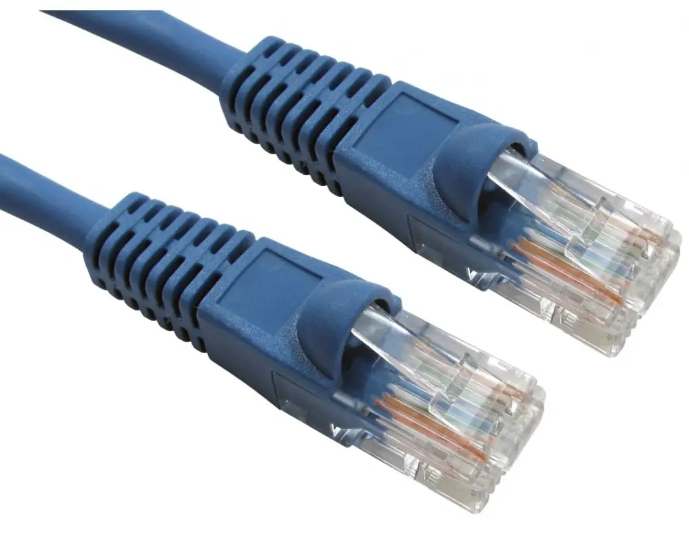Produktfoto 1 von RS PRO Kat. 6 Ethernet-Kabel, Blau UTP Stecker, A RJ45 Stecker, B RJ45, Raucharm halogenfrei