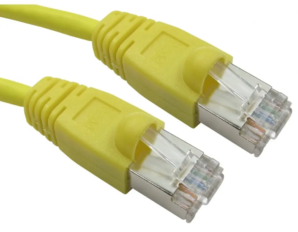 Produktfoto 1 von RS PRO Kat. 6 Ethernet-Kabel, 20 m, Gelb FTP Stecker, A RJ45 Stecker, B RJ45, Raucharm halogenfrei