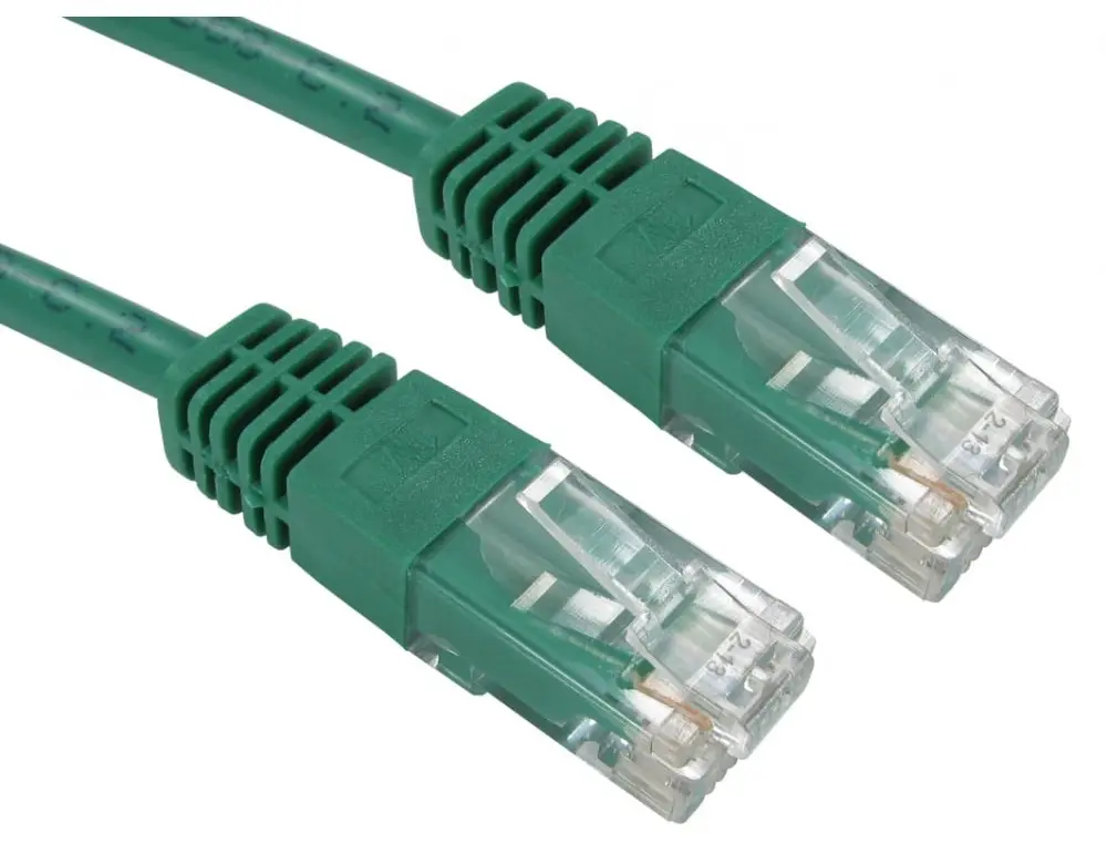 Produktfoto 1 von RS PRO Cat5e Ethernet-Kabel, 30 m, Grün UTP Stecker, A RJ45 Stecker, B RJ45, Polyvinylchlorid
