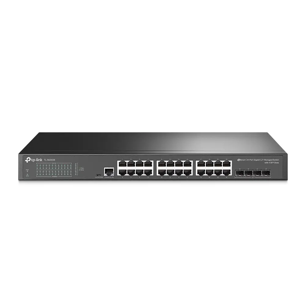 Produktfoto 1 von TP-Link TL-SG3428 Netzwerk Switch 24-Port Managed RJ-45