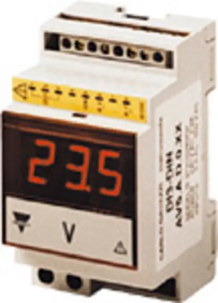 Produktfoto 1 von Carlo Gavazzi DI3DINAV5AD0 7-Segment-LED Strommessgerät für Strom, Spannung H 89 mm B 53.5 mm 3-Stellen T. 58.5 mm