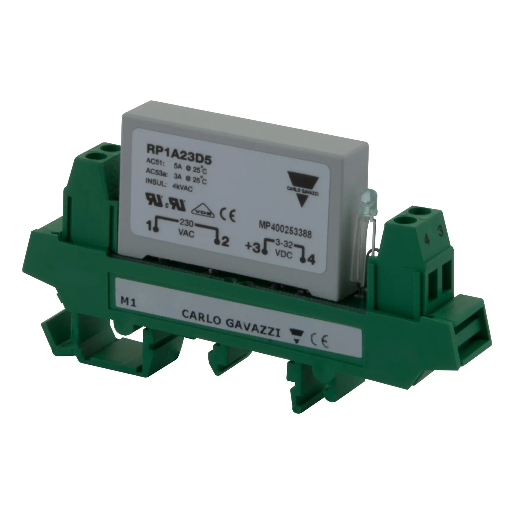 Produktfoto 1 von Carlo Gavazzi RP1 THT Halbleiterrelais 265 V / 5,5 A AC