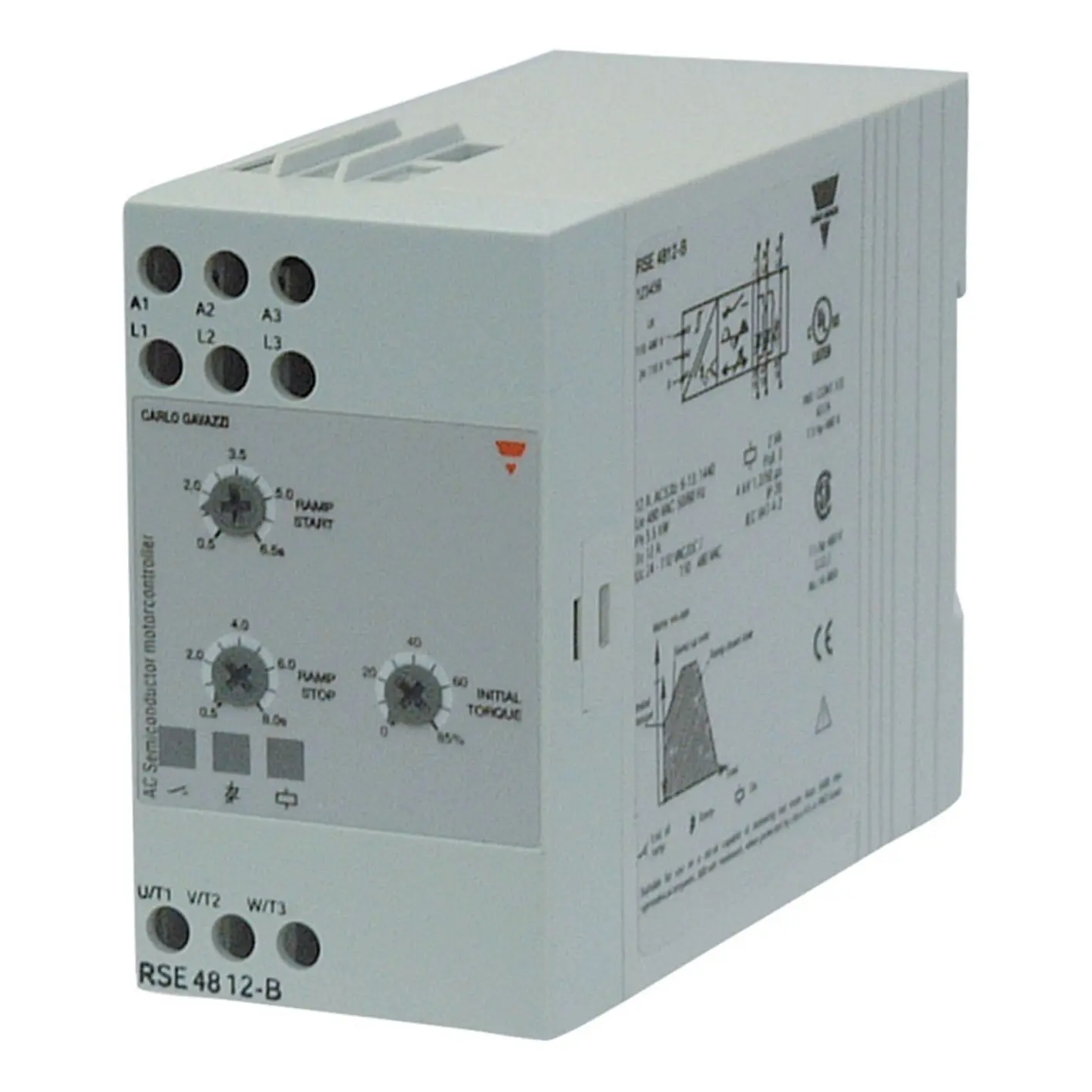 Produktfoto 1 von Carlo Gavazzi RSE Motorstarter 3-phasig 5,5 kW, 400 V AC / 12 A