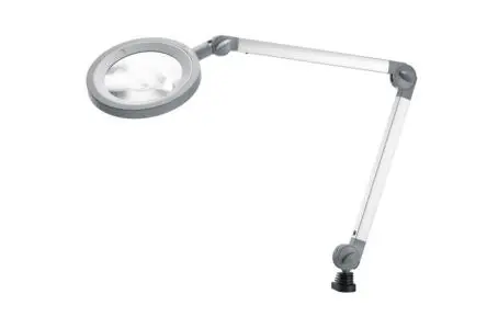Produktfoto 1 von Waldmann 113525000-00698859 LED Lupenleuchte Vergrößerungsglas, 160 mm Linse 160 mm, 12 W / 100 to 240 V, CEE 7/XVI