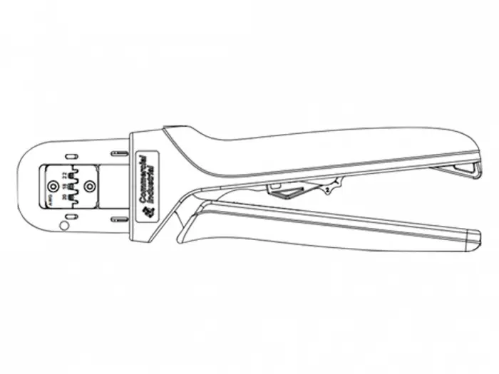 Produktfoto 1 von Amphenol Communications Solutions FLHCT0 FLHCT003 Crimp-Werkzeug für Crimpkontakte