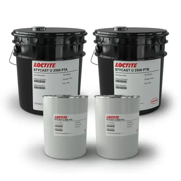 Loctite STYCAST U 2500 HTR PUR Vergussmasse 5 kg Schwarz