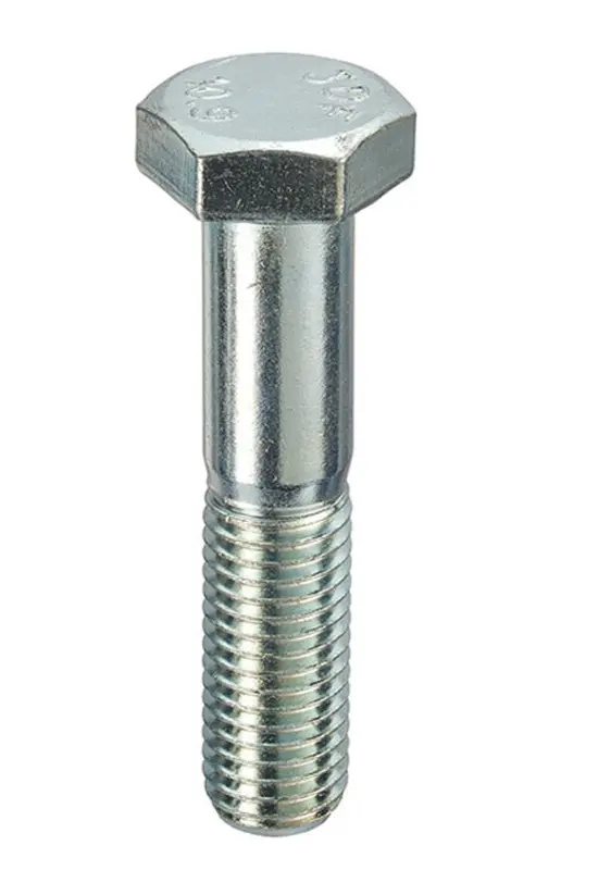 Produktfoto 1 von RS PRO M16 mm x 120 mm Sechskantschraube, Stahl Glanzzink, DIN 931