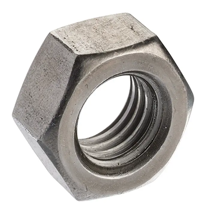 Produktfoto 1 von RS PRO Sechskantmuttern, M22 Stahl Glatt DIN 934