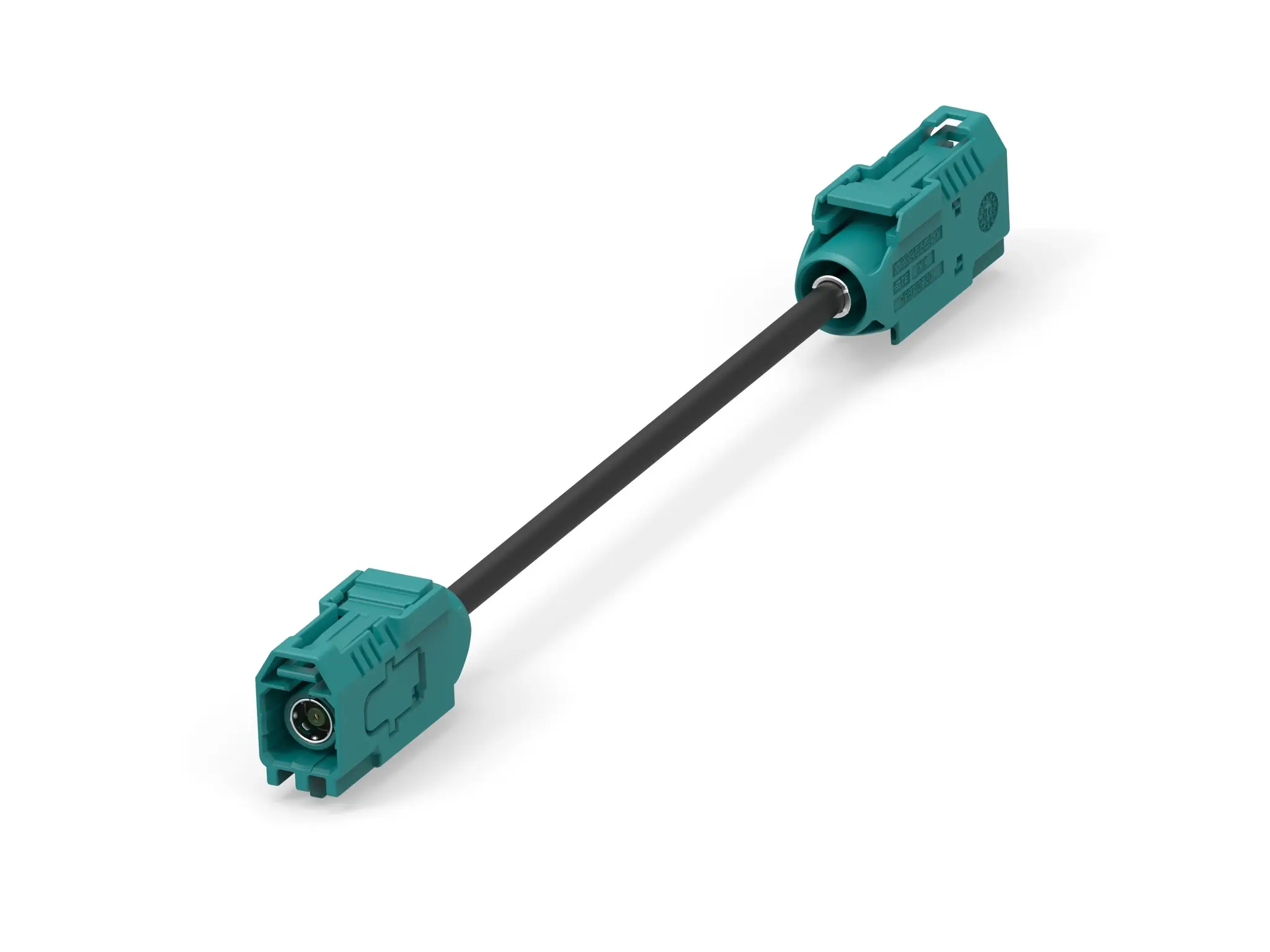 Produktfoto 1 von TE Connectivity 2081384 Koaxialkabel Stecker, 50 Ω Stecker, 5 m, Gerade / Gerade, Schwarz