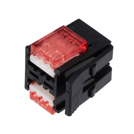 Produktfoto 1 von 3M 371 Kupferlegierung Thermoplast Anschlussstecker 3A Schwarz 4-polig IDC, Raster 2 mm 20AWG, 26 AWG