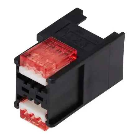 Produktfoto 1 von 3M 373 Kupferlegierung Thermoplast Anschluss 3A Schwarz 4-polig IDC, Raster 2 mm 20AWG, 26 AWG