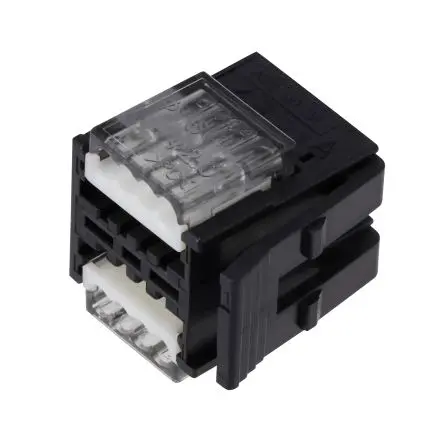 Produktfoto 1 von 3M 371 Kupferlegierung Thermoplast Anschlussstecker 3A Schwarz 4-polig IDC, Raster 2 mm 20AWG, 26 AWG