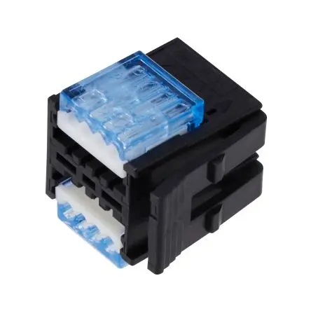 Produktfoto 1 von 3M 371 Kupferlegierung Thermoplast Anschlussstecker 3A Schwarz 4-polig IDC, Raster 2 mm 20AWG, 26 AWG