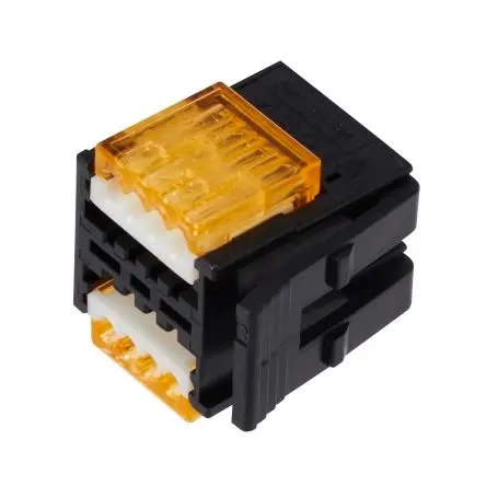 Produktfoto 1 von 3M 371 Kupferlegierung Thermoplast Anschlussstecker 3A Schwarz 4-polig IDC, Raster 2 mm 20AWG, 26 AWG
