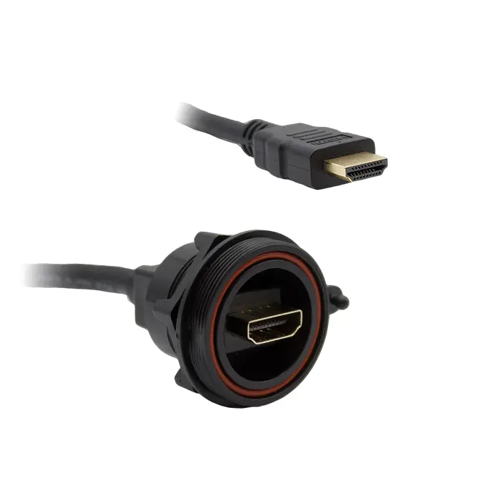 Produktfoto 1 von Bulgin HDMI-Stecker 19-polig Stecker Gerade 30 V ac