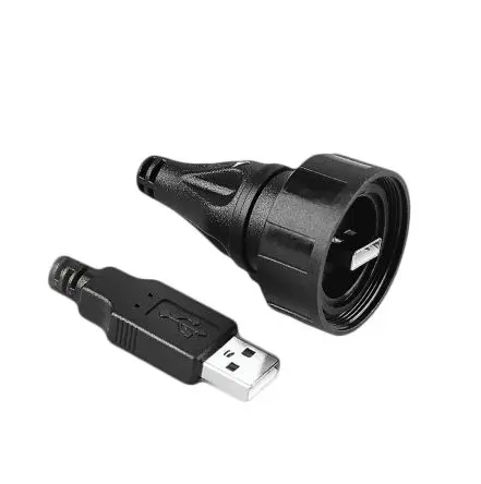 Produktfoto 1 von Bulgin Stecker Standard Buccaneer - USB USB-Kabel, USB Typ A Stecker / USB Typ A, 5 m USB 2.0 Schwarz