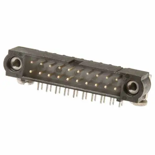 HARWIN M80 Leiterplattenbuchse Horizontal Leiterplattenmontage 20-polig / 2-reihig, Raster 2 mm Crimpbefestigung