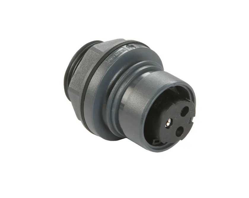 Bulgin 6000 M22 Rundsteckverbinder Stecker 4-polig 10A Frontplattenmontage IP66, IP68, IP69K