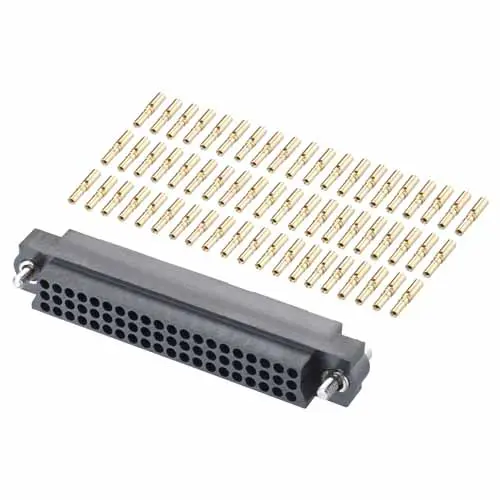 Produktfoto 1 von HARWIN M83 Leiterplattenbuchse Gerade 60-polig / 3-reihig, Raster 2mm