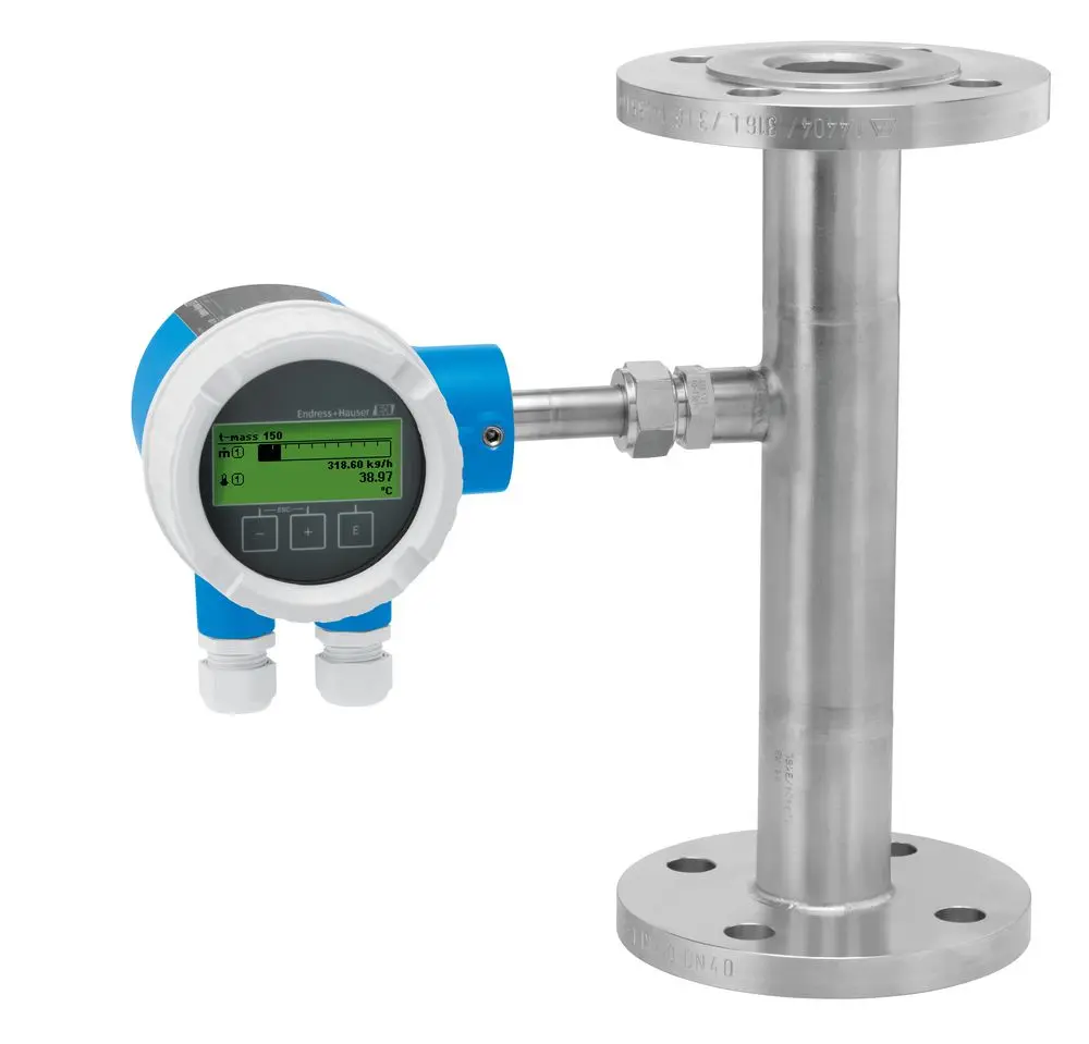 Produktfoto 1 von Endress+Hauser Proline t-mass A 150 Durchflussmesser 24 VDC 0,5 kg/h → 1365 kg/h Typ Thermischer Massendurchflussmesser