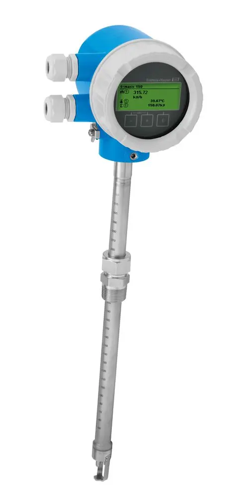Produktfoto 1 von Endress+Hauser Proline t-mass A 150 Durchflussmesser 24 VDC 20 kg/h → 1080000 kg/h Typ Thermischer