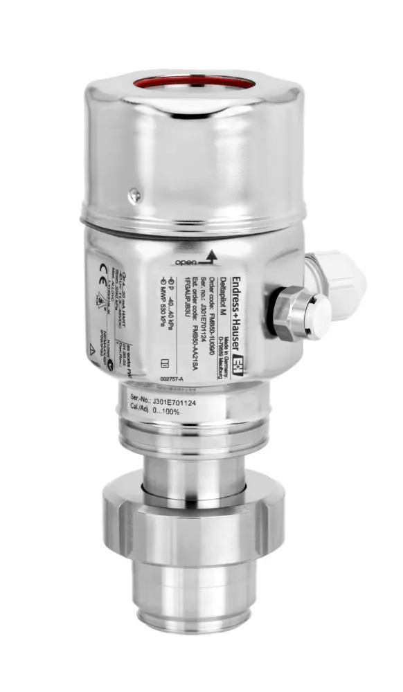 Endress+Hauser Deltapilot FMB50 Kompakter Drucksensor Füllstandssensor Adapter, ATEX Zulassung -10 °C / 100 °C