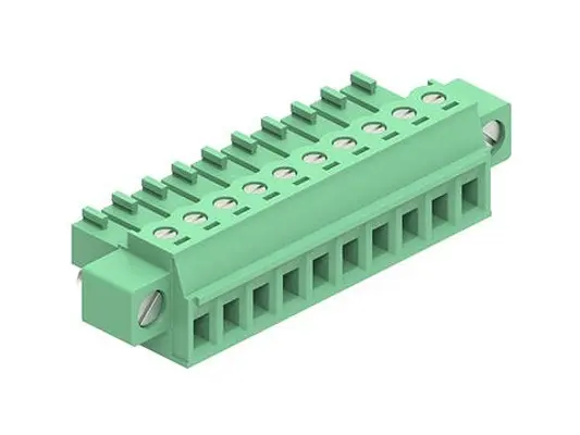 Produktfoto 1 von Molex 39514 Steckbarer Klemmenblock Steckverbinder 10-Kontakte 3.81mm-Raster Horizontal