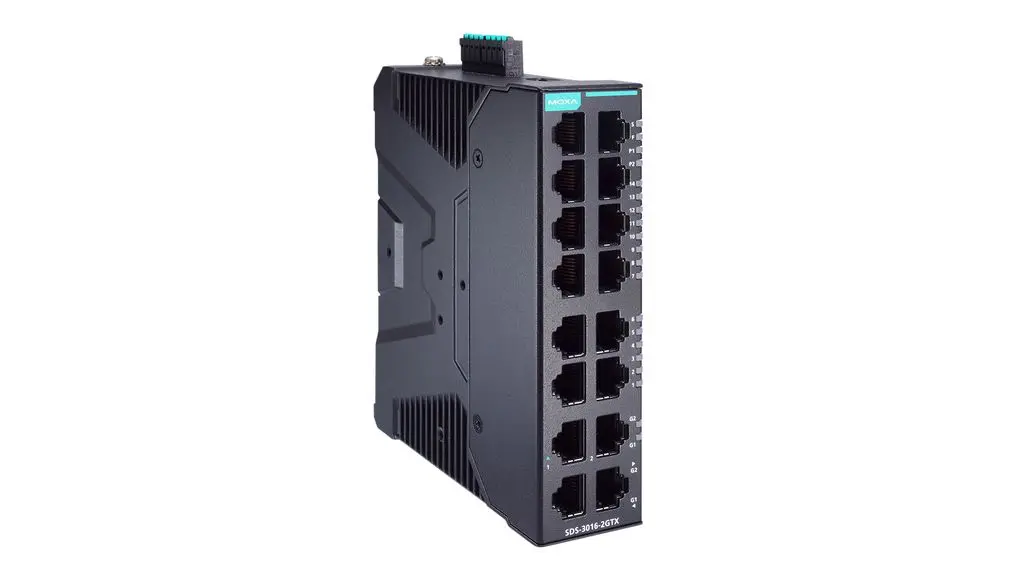 Produktfoto 1 von MOXA SDS-3016-2GTX Ethernet-Switch 16-Port Managed