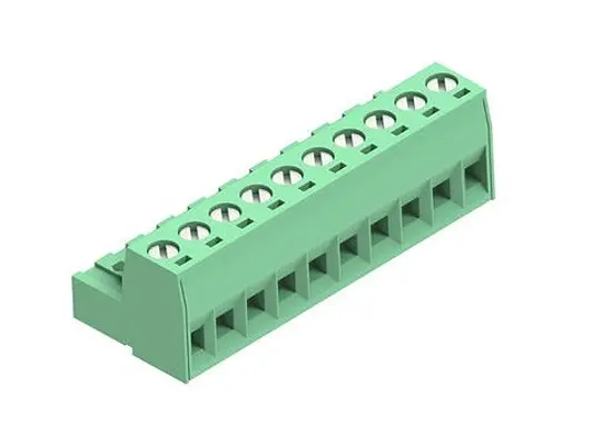 Produktfoto 1 von Molex 39520 Steckbarer Klemmenblock Steckverbinder 10-Kontakte 5mm-Raster Horizontal