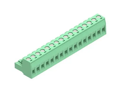 Produktfoto 1 von Molex 39530 Steckbarer Klemmenblock Steckverbinder 16-Kontakte 5.08mm-Raster Horizontal