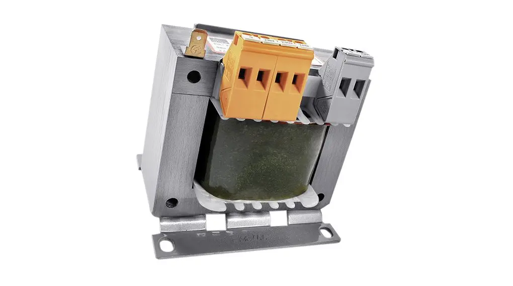 Produktfoto 1 von Block Transformator 690V ac 230V ac / 1600VA 94% Sockelbefestigung, eigenständig