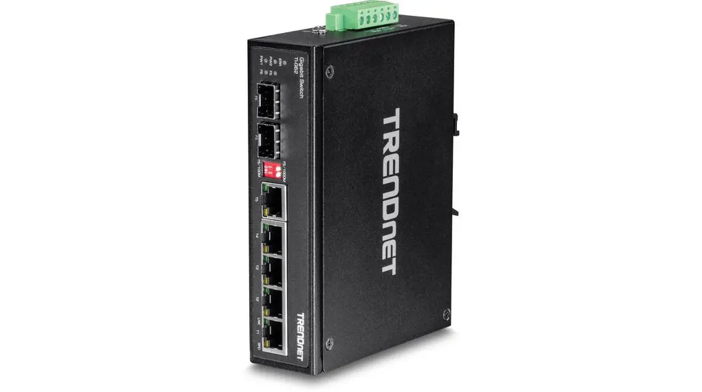 Produktfoto 1 von Trendnet TI-G62 Industrial-Ethernet-Switch 6-Port Unmanaged