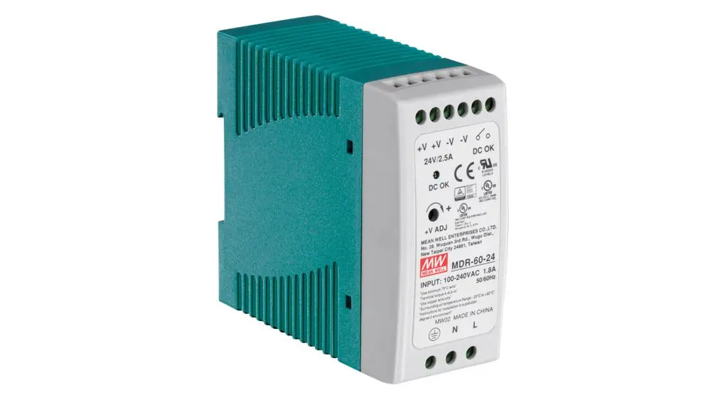 Produktfoto 1 von Trendnet TI DIN-Schienen Netzteil 24V / 2.5A 60W 370V