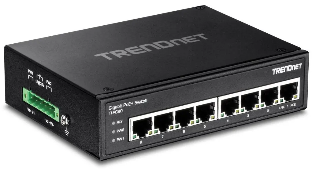 Produktfoto 1 von Trendnet TI-PG80 Ethernet-Switch PoE 8-Port Unmanaged