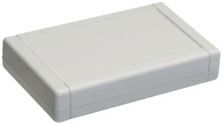 Produktfoto 1 von Teko Serie TB Tragbares Gehäuse, ABS, 94 mm Eingebautes Batteriefach, 160 mm, H. 31.5 mm, Schwarz, IP40