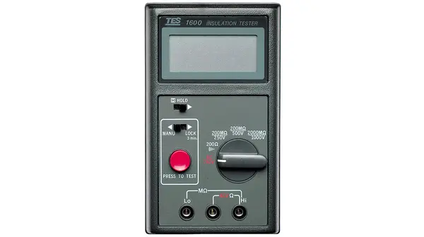 Produktfoto 1 von Terry TES1600 Isolationsprüfer 250 V, 1mA, 1000 V Isolationsprüfer 2 GΩ