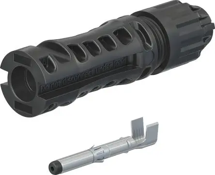 Produktfoto 1 von Staubli MC4-Evo 2 Solarsteckverbinder Stecker Panel Anschluss Crimpbefestigung 10mm² 69A, 1.5kV