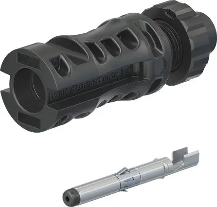 Produktfoto 1 von Staubli MC4-Evo 2 Solarsteckverbinder Stecker Panel Anschluss Crimpbefestigung 2.5mm² 32A, 1.5kV