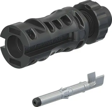 Produktfoto 1 von Staubli MC4-Evo 2 Solarsteckverbinder Stecker Panel Anschluss Crimpbefestigung 4mm² 42A, 1.5kV