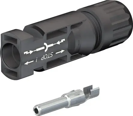 Produktfoto 1 von Staubli Cable Coupler MC4 Solarsteckverbinder Stecker Panel Anschluss Crimpbefestigung 2.5mm² 22.5A, 1kV
