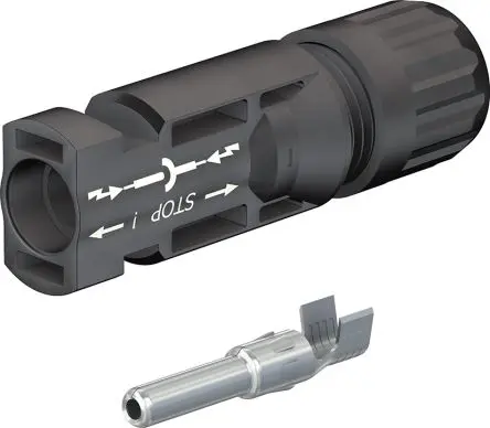 Produktfoto 1 von Staubli Cable Coupler MC4 Solarsteckverbinder Stecker Panel Anschluss Crimpbefestigung 4mm² 39A, 1kV