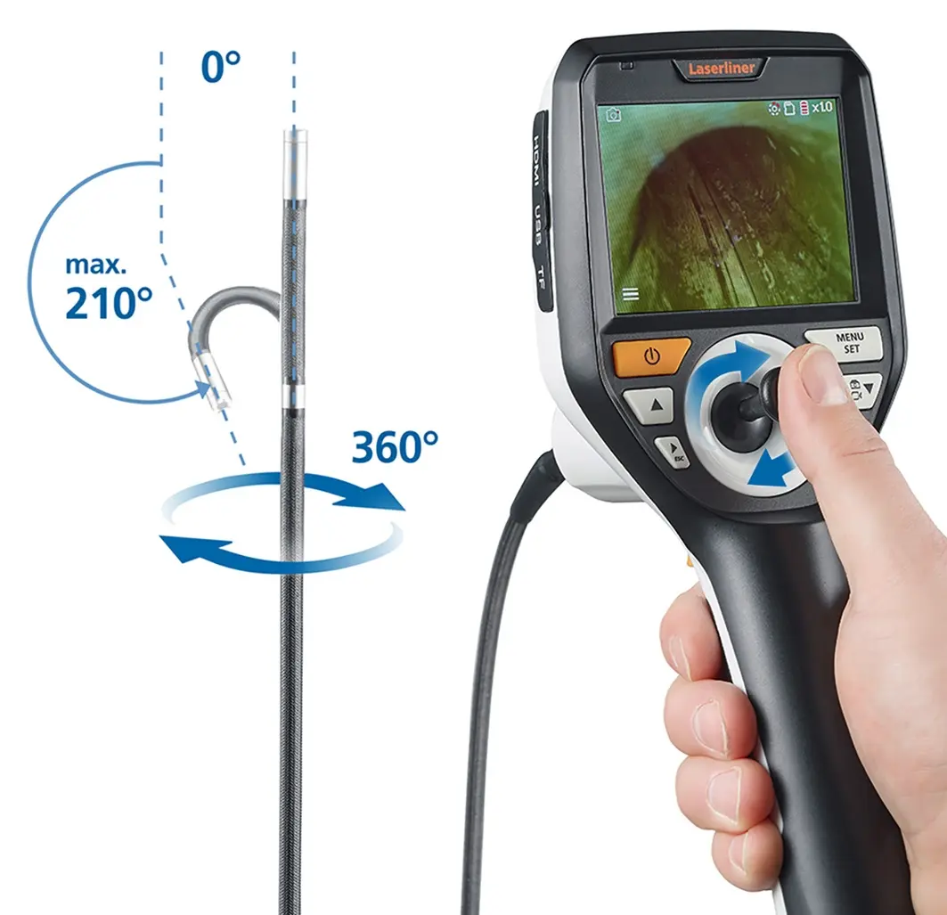 Produktfoto 1 von Laserliner LED Videoskop, Sonde Ø 6 mm x 2 m 960 x 72 pixel