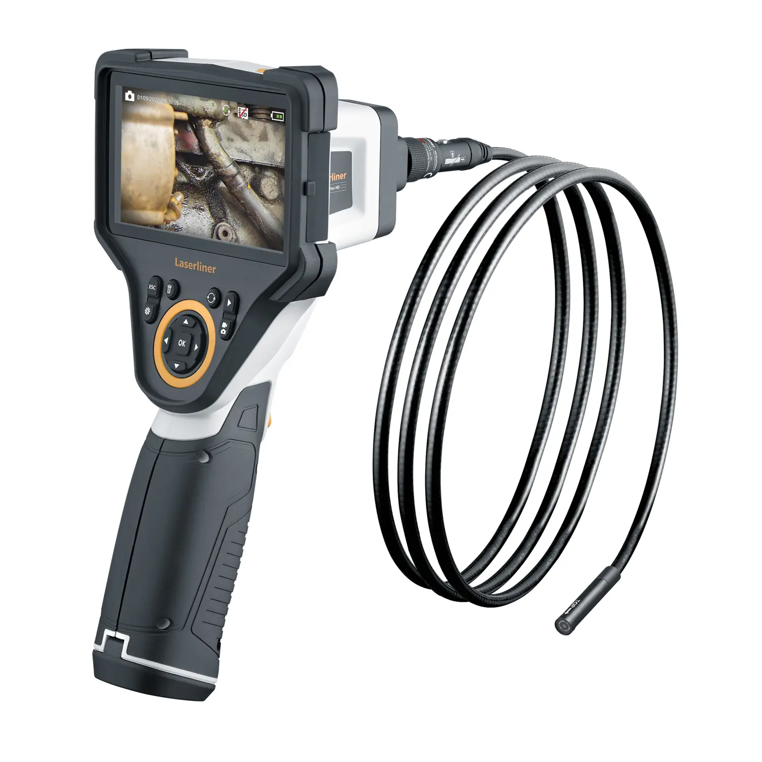 Produktfoto 1 von Laserliner LED Videoskop, Sonde Ø 5.5 mm x 2 m 1280 x 720 pixel