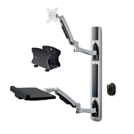 Produktfoto 1 von StarTech.com Workstation Schwarz Wand