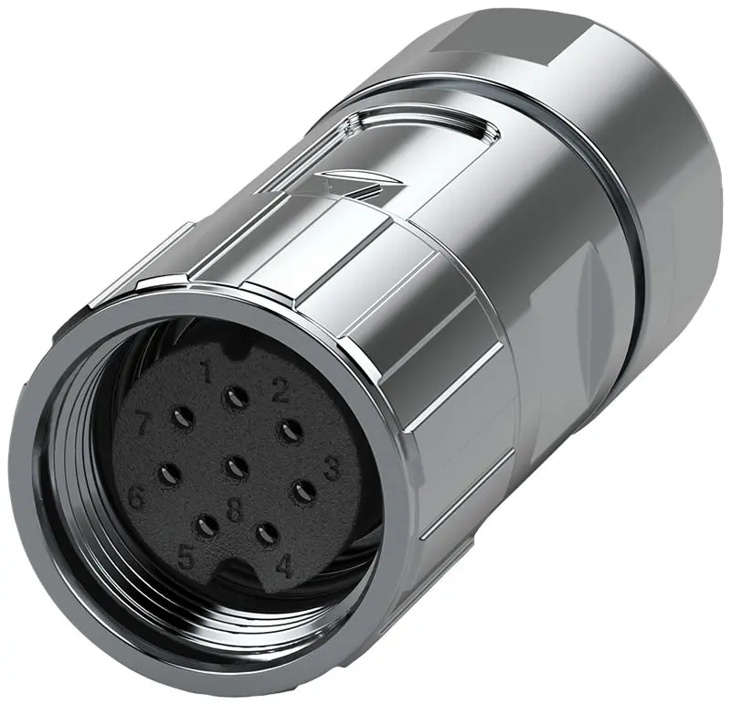 Produktfoto 1 von Siemens 6FX2003 Anschluss Anschluss für S-1FL6 HI D-CODER UND S-1FL6 LI SH50 ABS ENCODER 8-poliger Isolator
