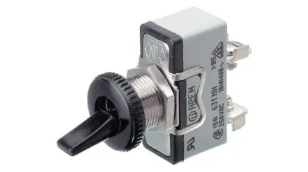 Produktfoto 1 von APEM Kippschalter 1P, Ein-Aus, 250 V ac, 15A, Schraube